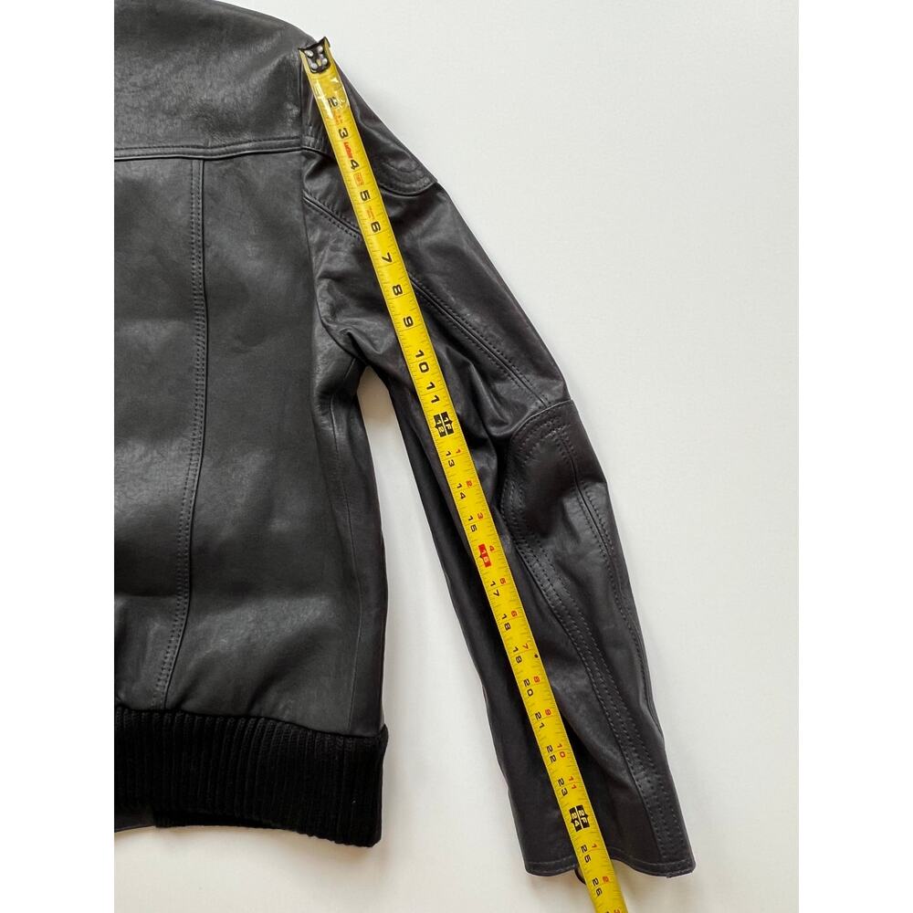 Coach Men's Leather Biker Moto Jacket Navy Size 54/XL NWT $1300 - Picture 16 of 16